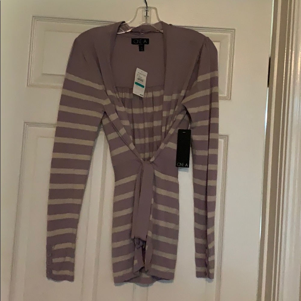 Belted cardigan